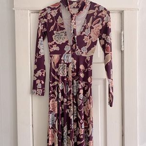 Boho floral dress